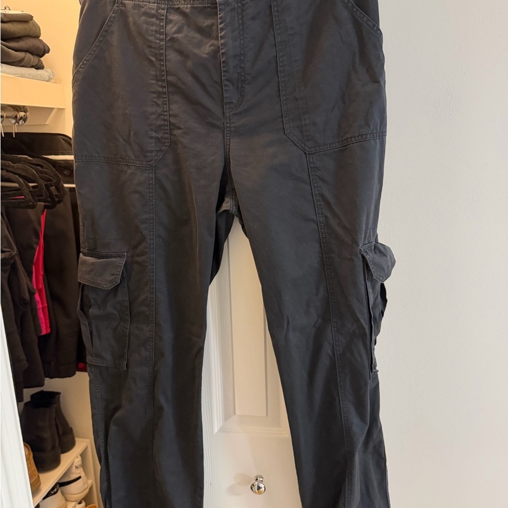 Abercrombie & Fitch Black Cargo Pants